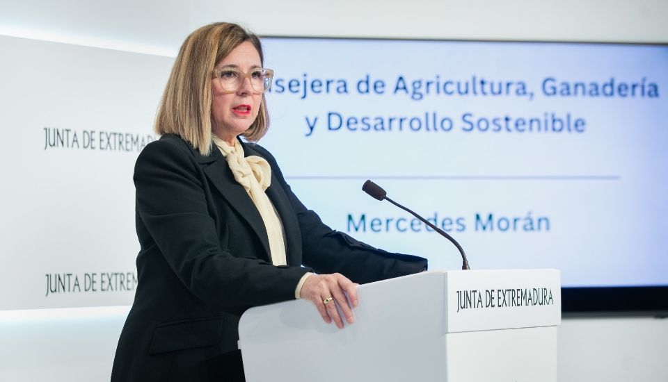 Mercedes Morán, Consejera de Agricultura, Ganadería y Desarrollo Sostenible de Extremadura