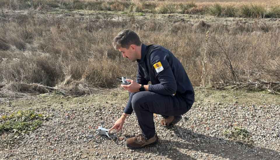 La CHT refuerza control del agua con drones y teledetección