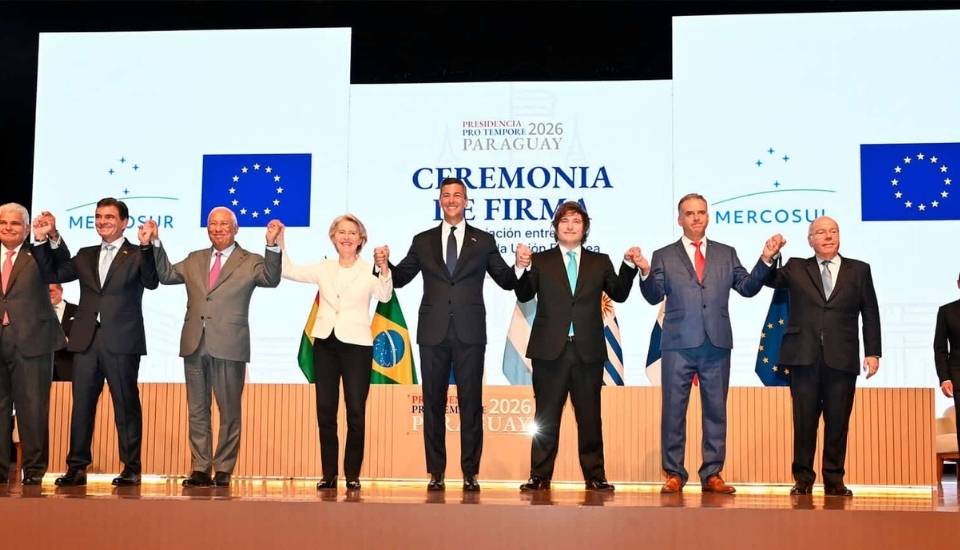 UE y Mercosur firman acuerdo histórico para impulsar comercio y sostenibilidad
